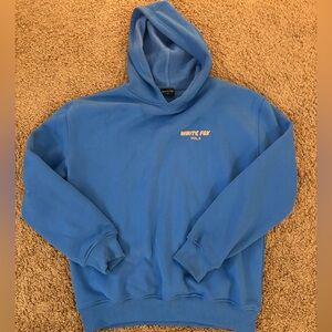 BRAND NEW Woman’s Oversized Blue & Orange White Fox hoodie #hoodie #Whitefox